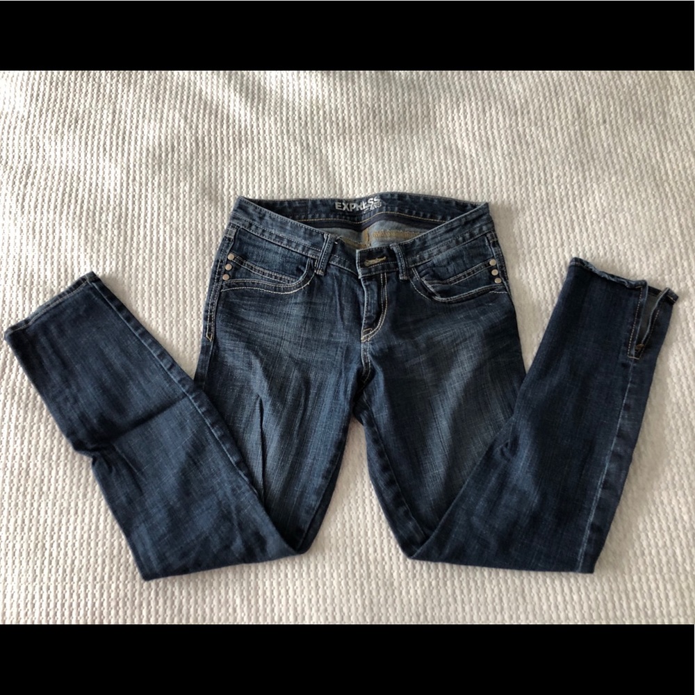 Express cropped jeans